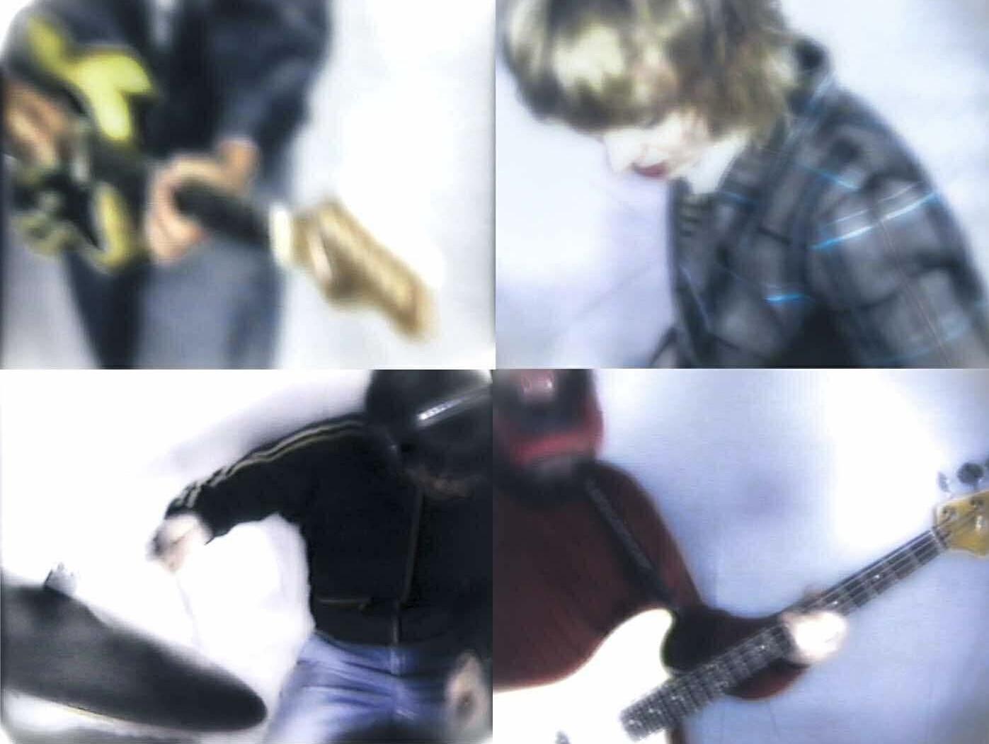 stylised image of swapmeet band members